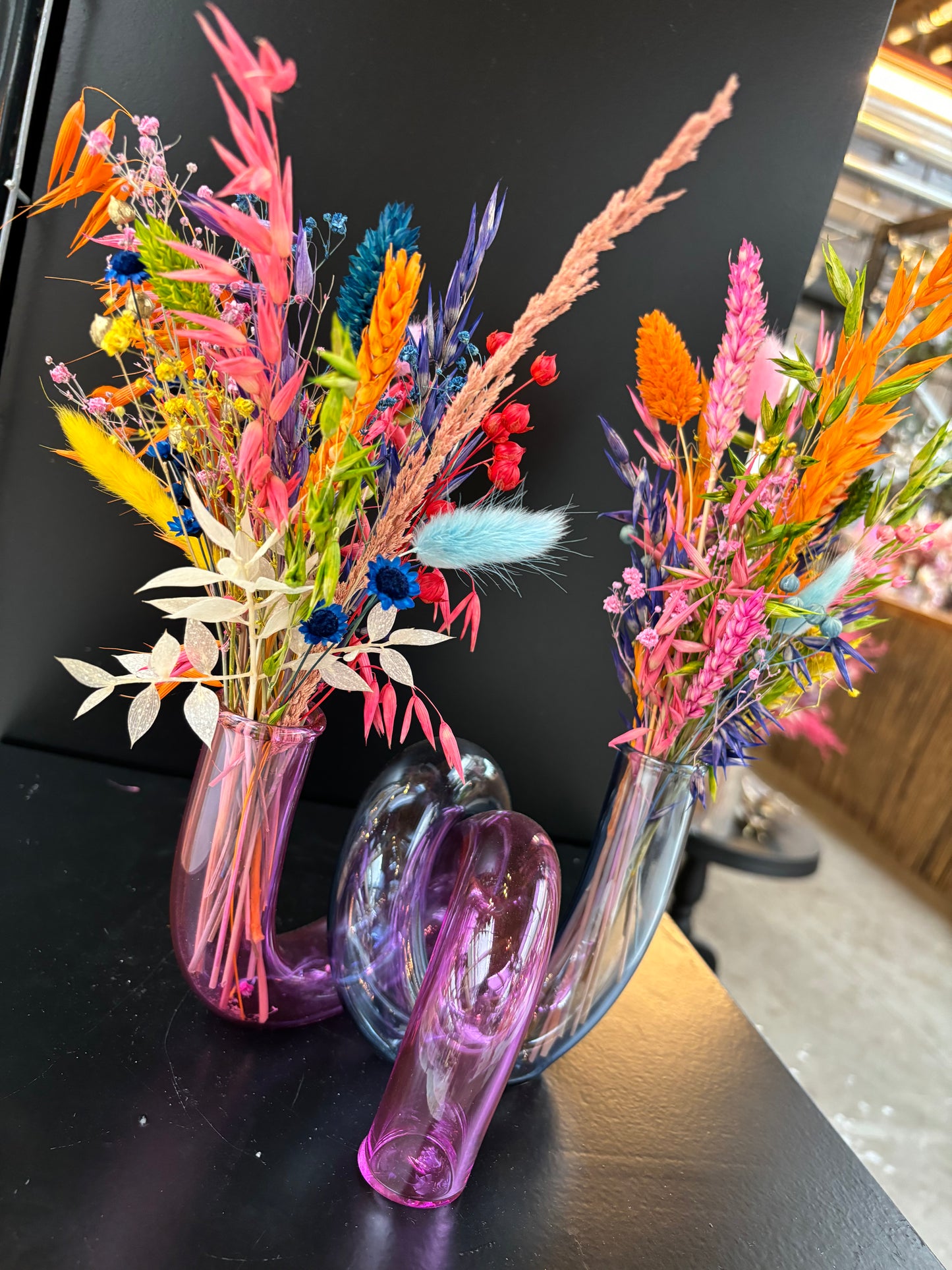 Grafische vaas & bloemen
