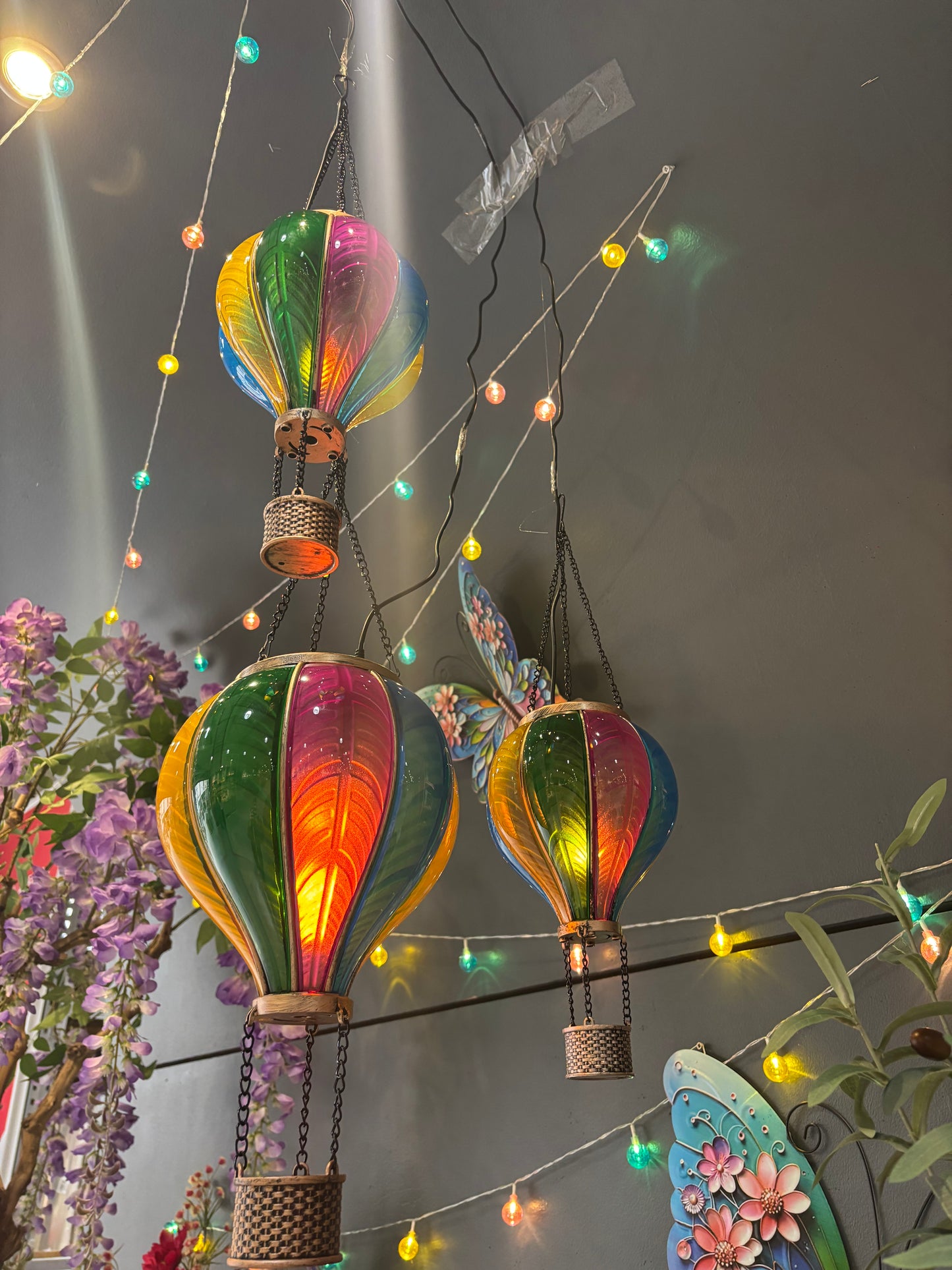 Luchtballon solar lamp