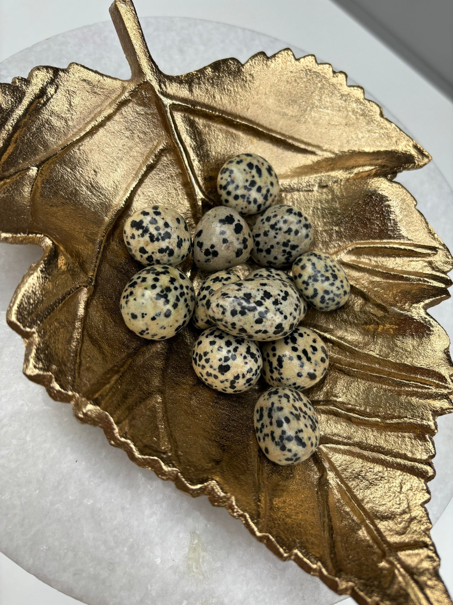 Dalmatier Jaspis trommelsteen