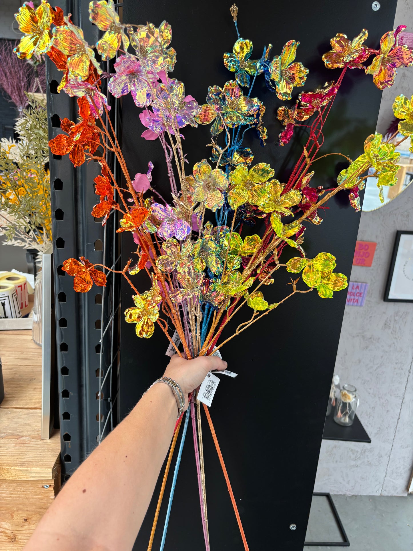 Kunstbloem Holografisch 102 cm