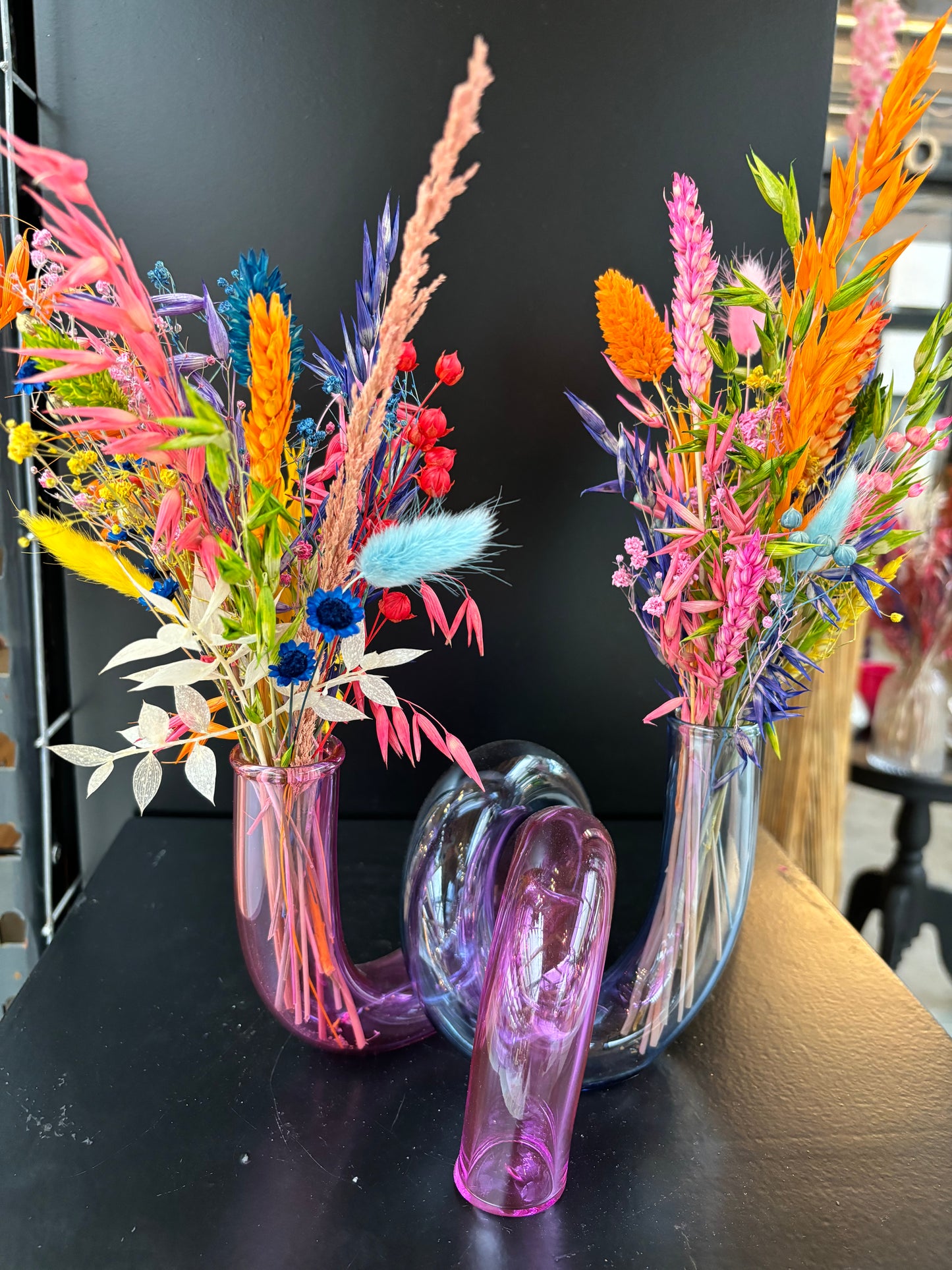 Grafische vaas & bloemen