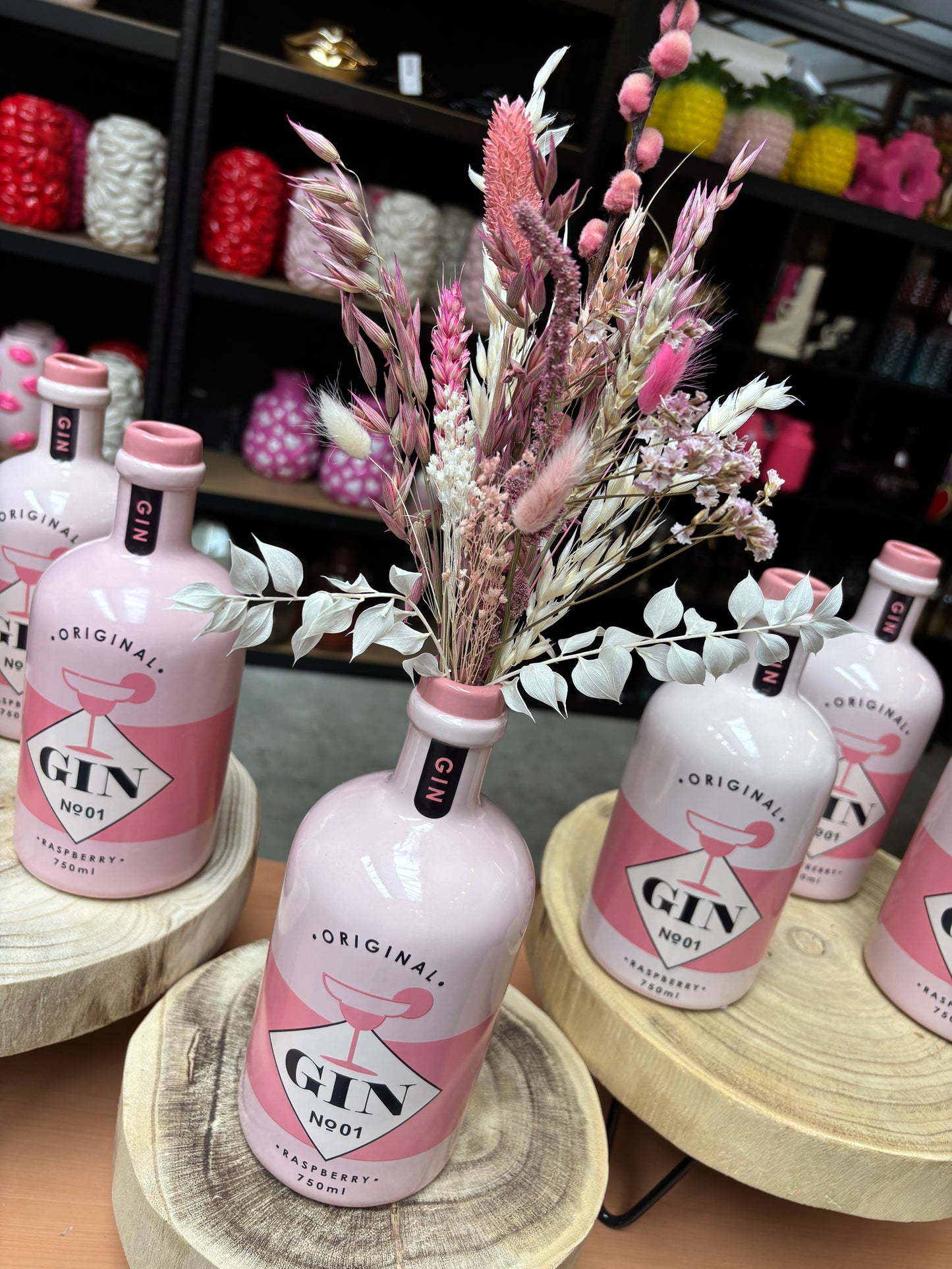 Gin fles vaas