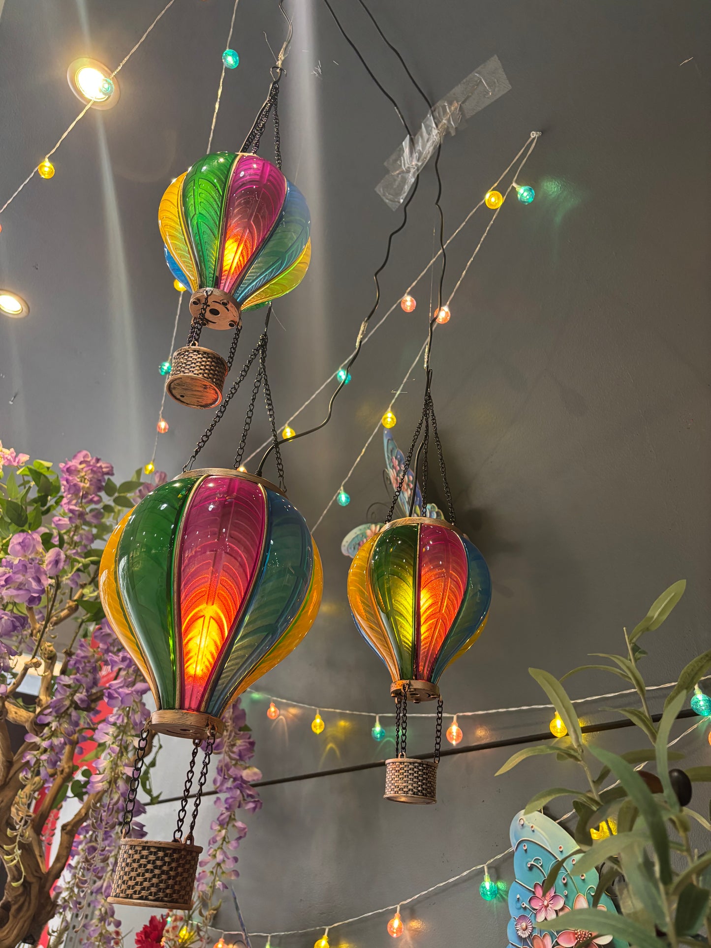 Luchtballon solar lamp