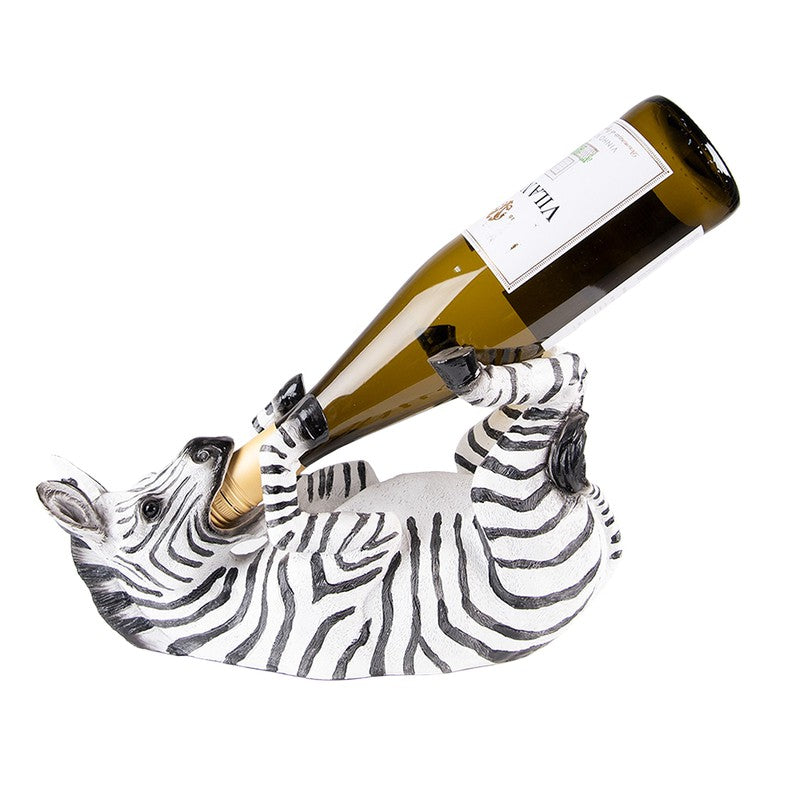 Clayre & Eef zebra flessenhouder PRE-ORDER