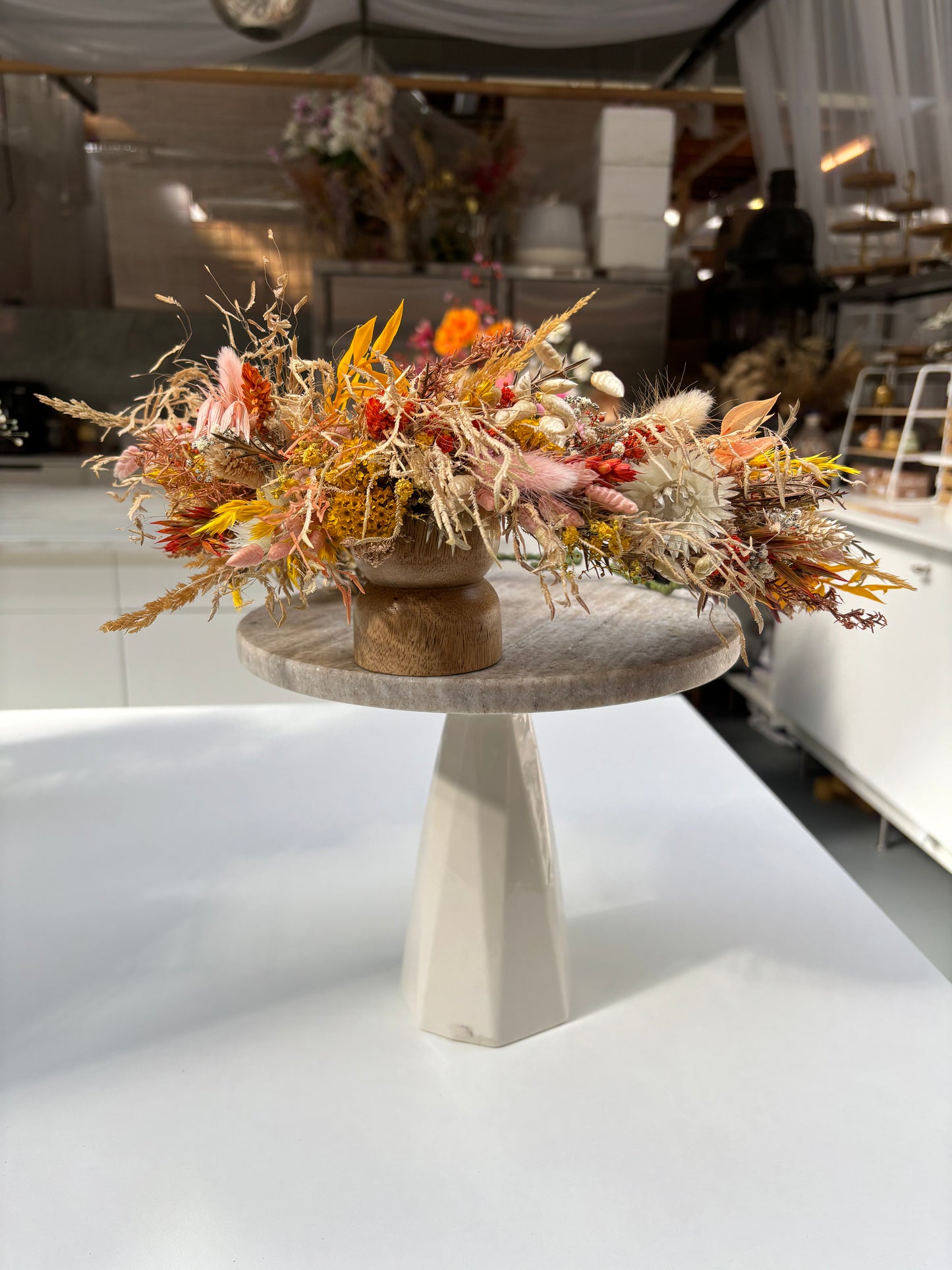 Droogbloemen kroon Boho