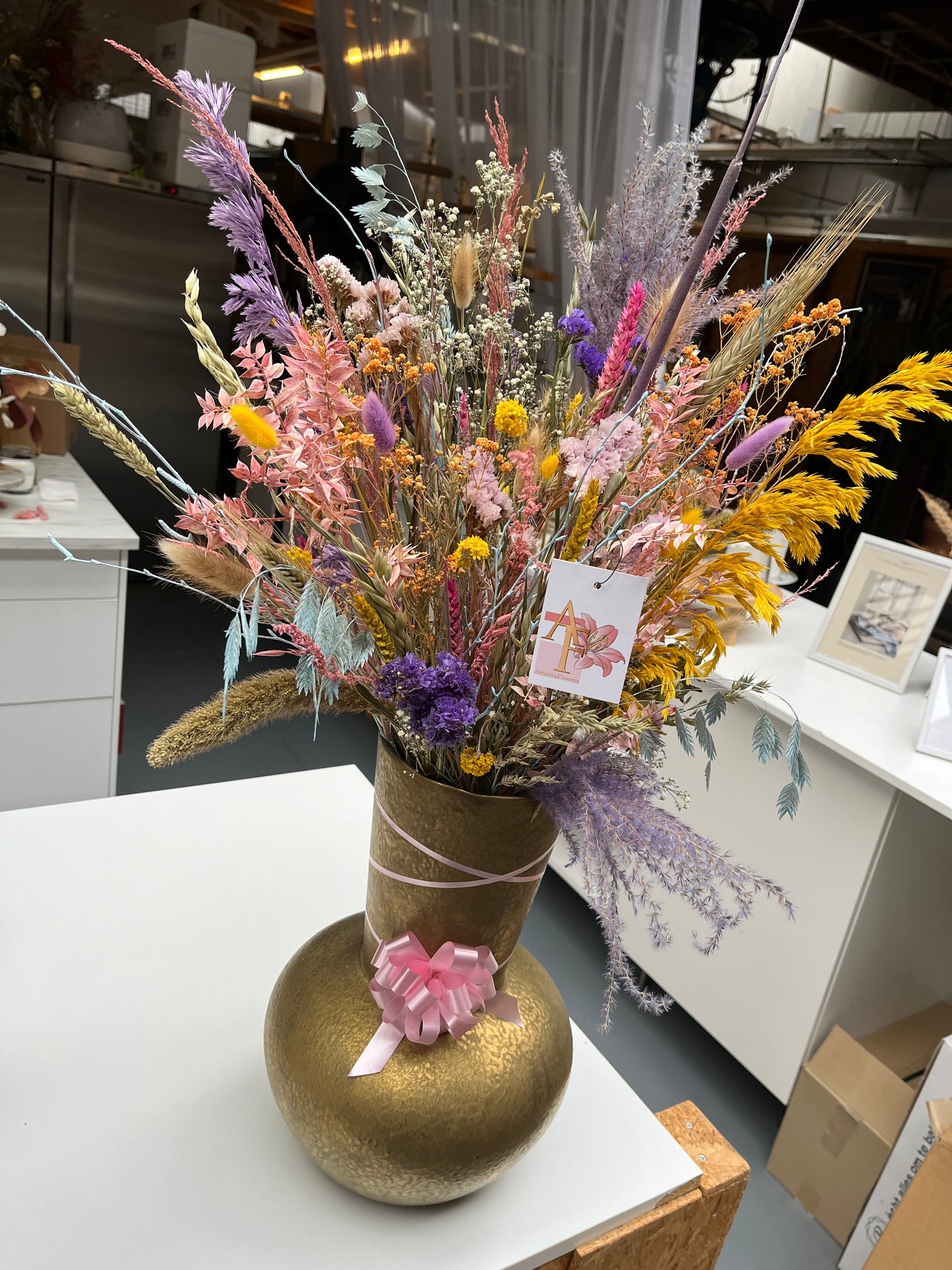 Droogbloemen abonnement groot