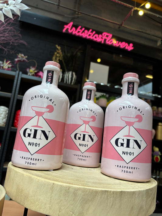 Gin fles vaas