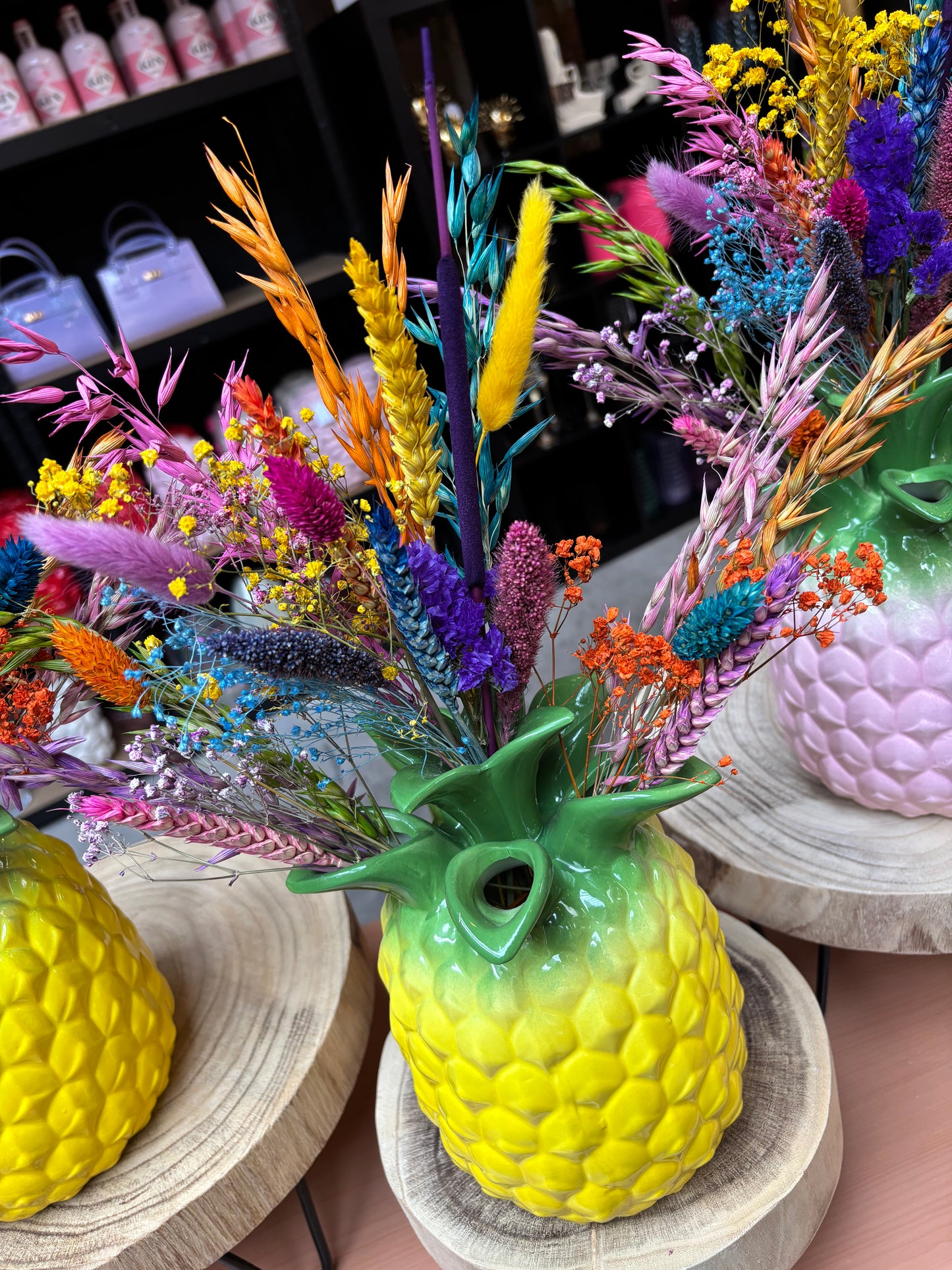Summer deal ananas vaas & droogbloemen
