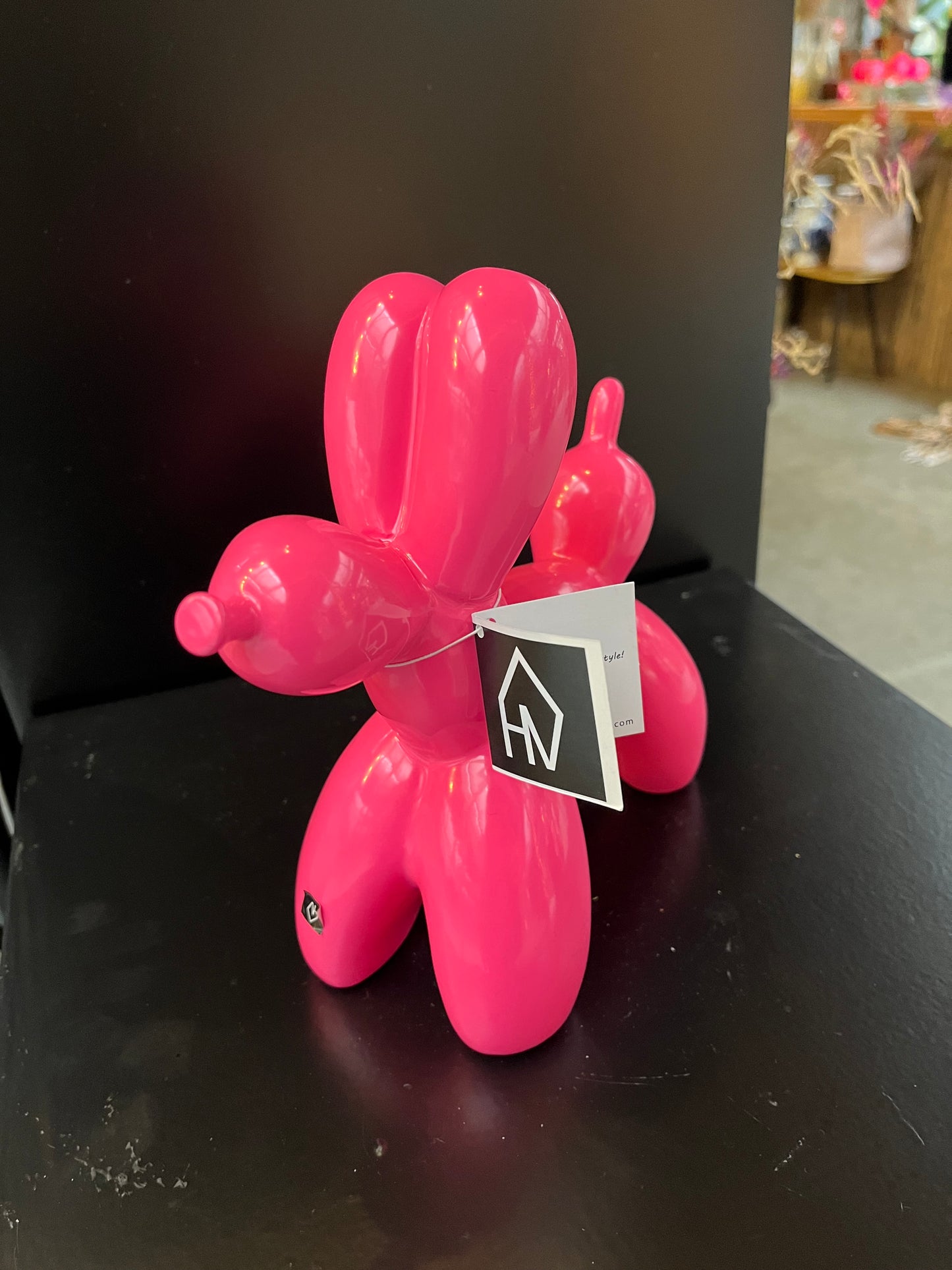 Housevitamin balloon dog neon roze