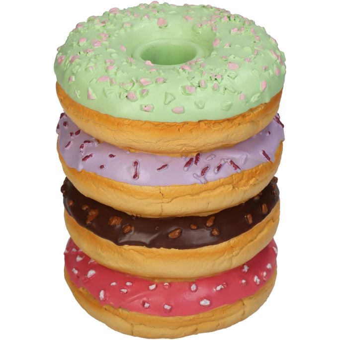 Kandelaar donut stapel 4 multi