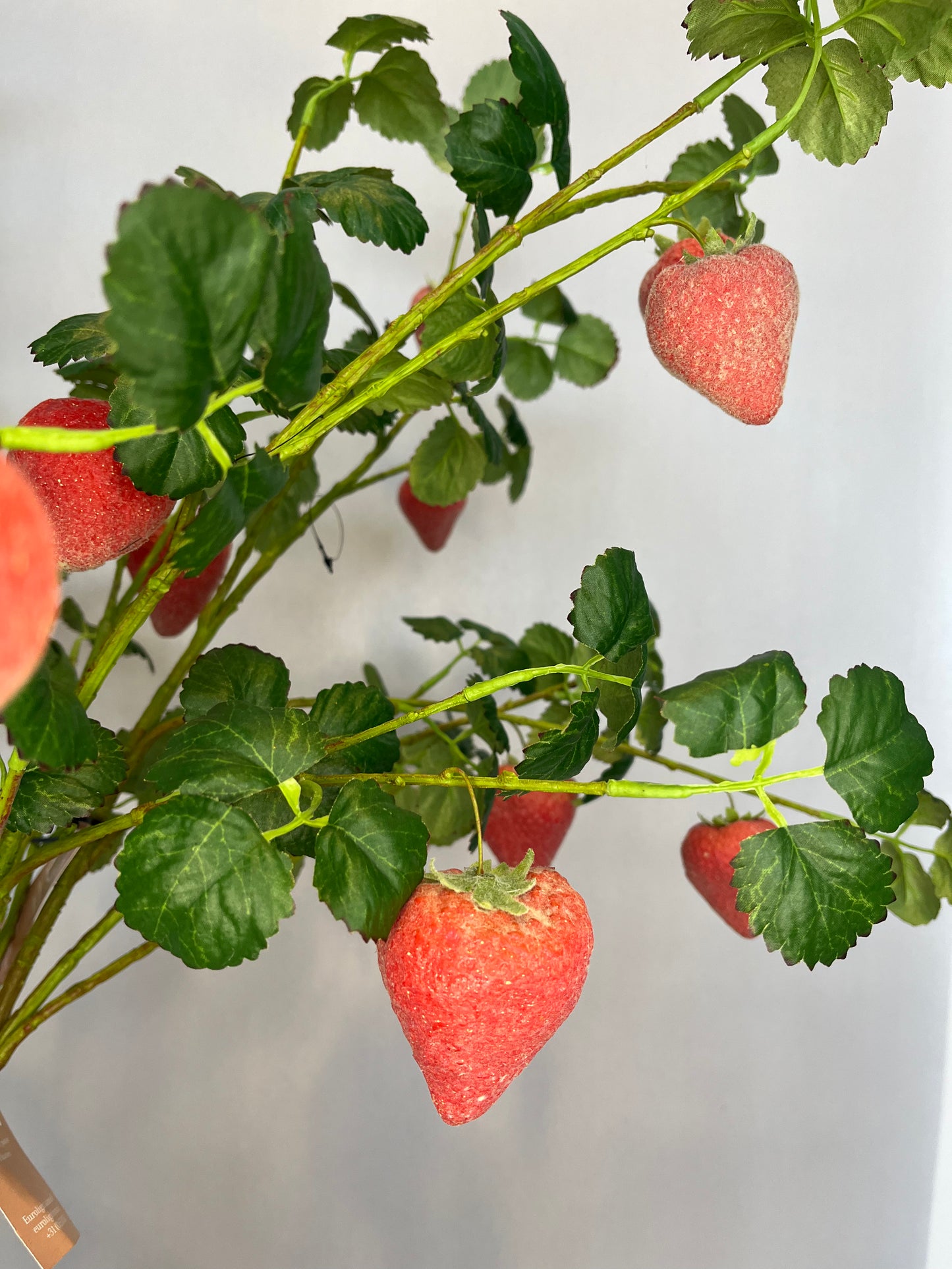 Aardbei fruittak zijdebloemen